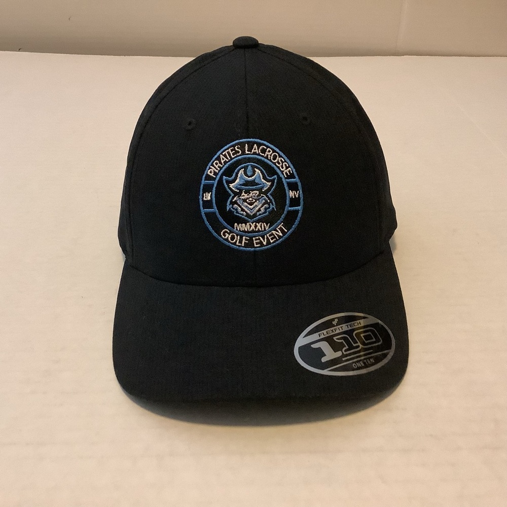 Port Authority Mens Pirates Lacrosse Golf Event Hat Baseball Black SnapBack Cap